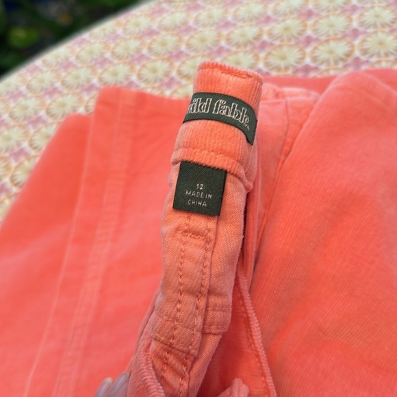 Women’s Wild Fable Low Rise Corduroy Flare Jeans Coral Pink Size 12 - Picture 5 of 11